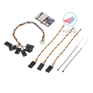 Flysky ตัวรับส่งสัญญาณ FS-X6B 2.4G PWM PPM I.BUS สําหรับโดรนแข่งขัน FPV FS-i10 FS-i8 FS-I6X FS-i4 FS-i6 FS-i6S ขายดี 1