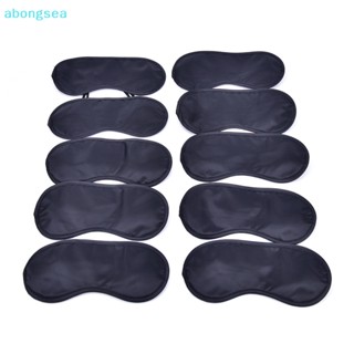 Abongsea หน้ากากปิดตานอนหลับ สีดํา 10 ชิ้น