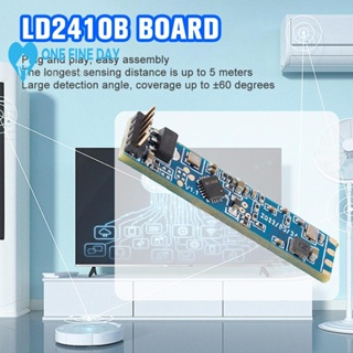 โมดูลเซนเซอร์ตรวจจับการเคลื่อนไหวเรดาร์ DC5-12V 24G HLK-LD2410B Y9V6