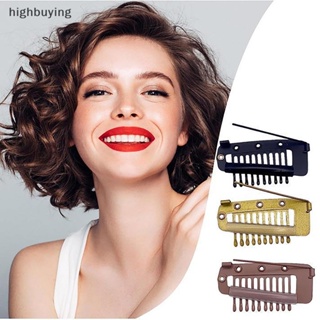 [highbuying] ใหม่ พร้อมส่ง กิ๊บติดผมปลอม สเตนเลส พร้อมเข็มกลัด เพื่อความปลอดภัย 5 ชิ้น