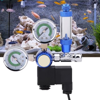 Your Pet Store 220V G5/8 Aquarium CO2 Regulator เช็ควาล์ว Bubble Counter พร้อมโซลินอยด์