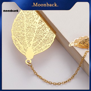 &lt;moonback&gt; ที่คั่นหนังสือโลหะ รูปผีเสื้อ 3d หรูหรา สําหรับอ่านหนังสือ สมุดภาพ และวารสาร