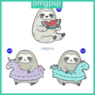 Omg เข็มกลัด รูปการ์ตูนไดโนเสาร์น่ารัก หลากสีสัน