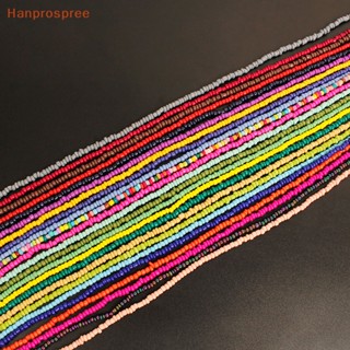 Hanprospree&gt; สร้อยคอโชคเกอร์ ลูกปัดข้าว หลากสี แฮนด์เมด สไตล์โบฮีเมียน ฮาวาย