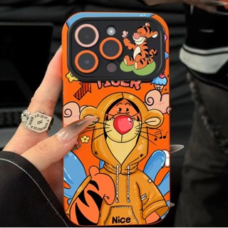 เคสโทรศัพท์มือถือ แบบนิ่ม ลายการ์ตูนทิกเกอร์ สําหรับ Apple Iphone 14 13pro xsmax 12 7plus AC7G