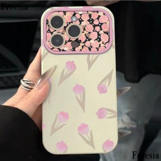 เคสโทรศัพท์มือถือ แบบนิ่ม ลายดอกไม้ ขนาดเล็ก สไตล์เกาหลี สําหรับ Apple Iphone 14promax 13pro 12 11 7p 1IU3