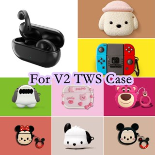 【ของแท้】เคสหูฟัง แบบนิ่ม ลายการ์ตูน สําหรับ V2 TWS V2 TWS