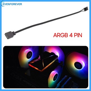 อะแดปเตอร์เชื่อมต่อ EV 4-Pin 5V ARGB สําหรับ Corsair RGB เป็นสายเคเบิลมาตรฐาน ARGB 4Pin 5V