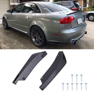 Lantop ชุดสปอยเลอร์กันชนหลังรถยนต์ สําหรับ Audi A3 A4 A6 2018-2021