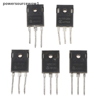 Wow ท่อพลังงานทรานซิสเตอร์ H15R1203 15A 1200V IGBT สําหรับเตาแม่เหล็กไฟฟ้า 5 ชิ้น