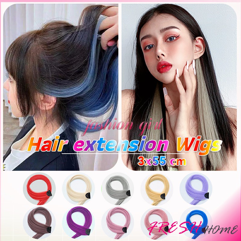 ช่อผมไฮไลท์ กิ๊บไฮไลท์ ติดง่าย พร้อมส่ง color wig
