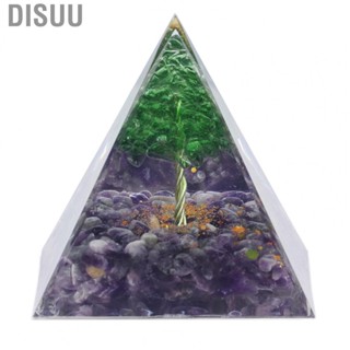 Disuu Orgonite Pyramid Promotes Psychological Growth Inspirational Crystal Pyramid for Bedroom for Office