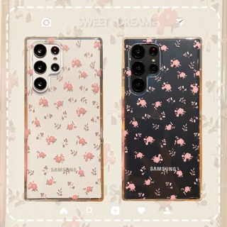 เคสโทรศัพท์มือถือแบบใส กันกระแทก ลายดอกไม้ สีชมพู สําหรับ AMK Tecno Spark 6 Go Infinix smart 7 Zero 5G 2023 Hot 20 30 30i 20s NOTE 12 G96 5 10 PRO 12i 11 11s 10i 10s play nfc 6 plus HL