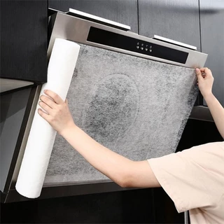Range Hood Filter Covers Cooking Oil Strainer Anti-Oil Grease Filter Paper