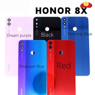 Huwei Honor 8X ฝาครอบแบตเตอรี่ เคสกระจกด้านหลัง อะไหล่สํารองเปลี่ยน