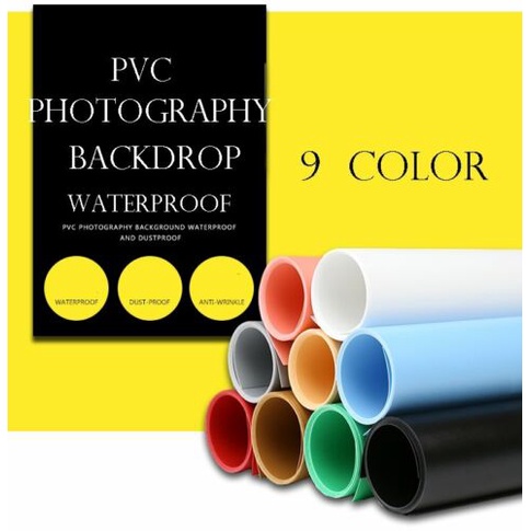 Wenzi Morandi แผ่นพื้นหลัง PVC กันน้ํา สําหรับถ่ายภาพสตูดิโอ ฉากกันน้ํา กันรอยย่น 9 สี