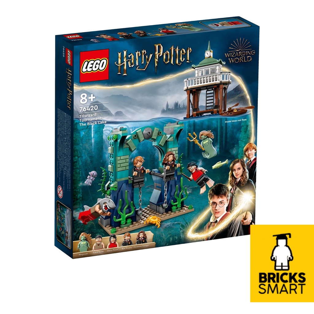 LEGO 76420 Harry Potter Triwizard Tournament: ชุดของเล่นอาคารทะเลสาบสีดํา (349 ชิ้น)