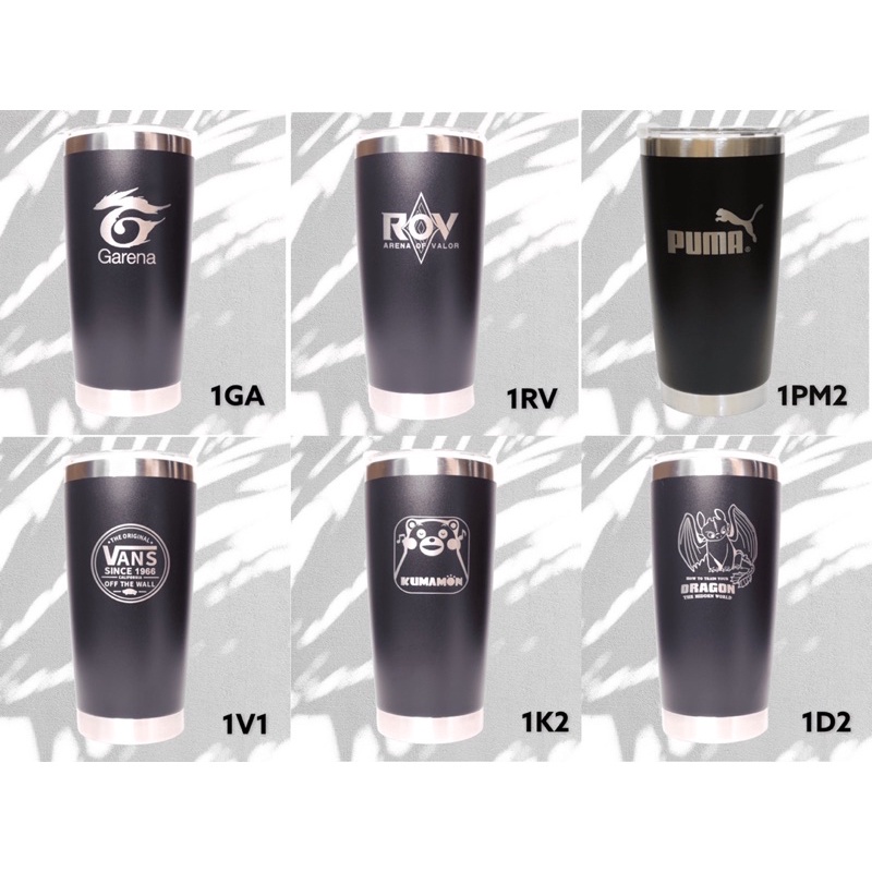แก้วเยติ แก้วเก็บความเย็น/เก็บอุณหภูมิ 20oz QCOOL สกรีนเลเซอร์ แถมฟรียางรอง!