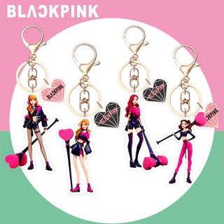 พวงกุญแจอะคริลิค จี้การ์ตูน Blackpink Humanoid Series สําหรับห้อยกระเป๋า