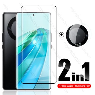 2In1 9D Glass For Honor Magic5 Lite 5G Camera Protective Glass Honer Magic 5 Light 5Lite 5G RMO-NX1 6.67" Screen Protector Films