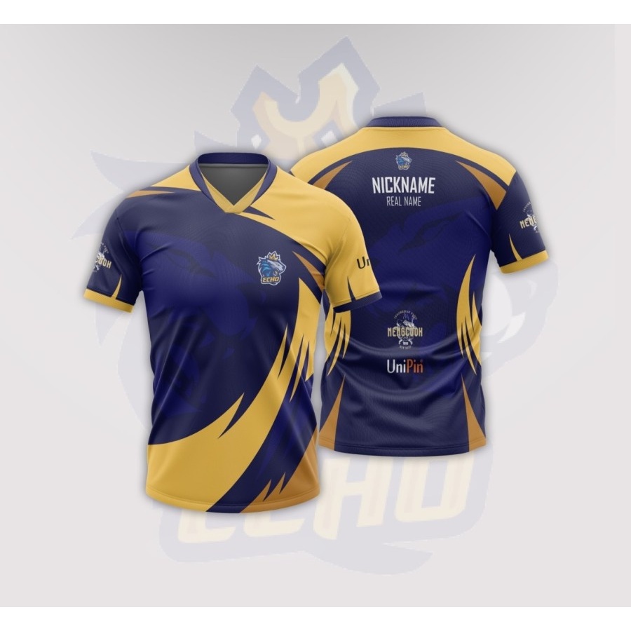 ECHO ESPORTS OFFICIAL JERSEY อย่างเป็นทางการ Echo Esports Jersey Full Sublimation 2023 Jersey Breath