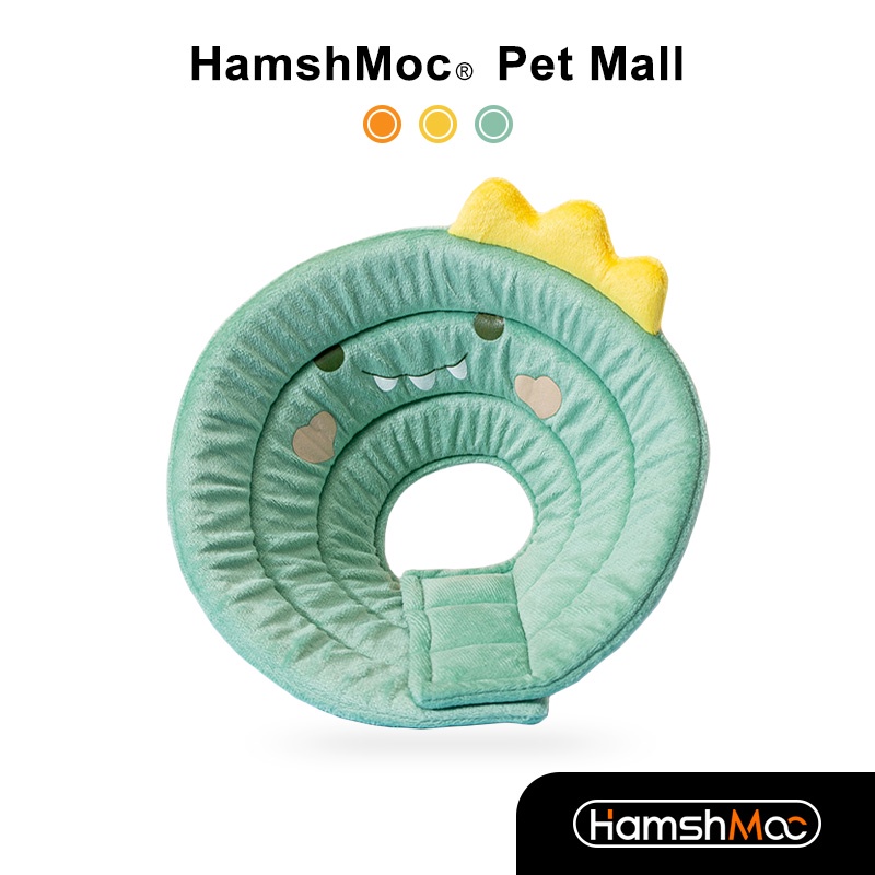 HamshMoc แมวนุ่มอลิซาเบธปลอกคอน้ําหนักเบาสัตว์เลี้ยงการกู้คืนปลอกคอป้องกันการกัดเลียแผลใช้เพื่อคืนแผลรักษาหลังการผ่าตัดสําหรับสุนัขแมวสัตว์เ