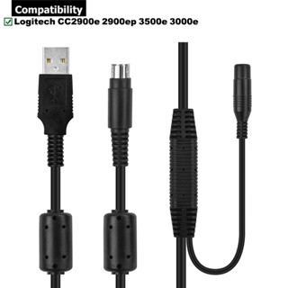 [Janesin] ฝาครอบสายเชื่อมต่อกล้องเว็บแคม แบบเปลี่ยน สําหรับ Logitech CC2900e CC2900ep CC3500e CC3000e PTZ Pro 3M 1 ชิ้น