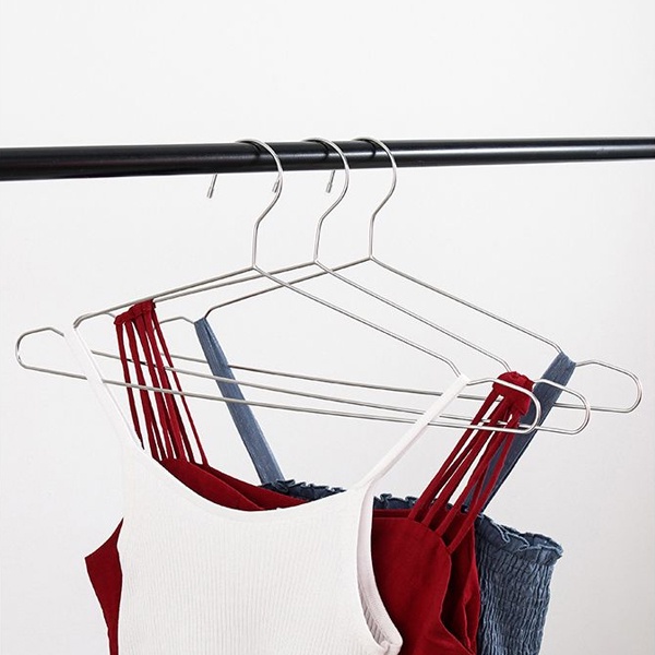 ไม้แขวนเสื้อ สแตนเลส 40/45ซม (10/40ชิ้น) เหมาะแขวนกางเกง เสื้อ ผ้าขนหนู รองเท้า คุณภาพดี แข็งแรง ทนทาน ไม้แขวน ไม้แขวนผ้ - รูปที่ 6