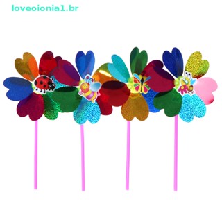 Loveoionia1 กังหันลม ประดับเลื่อม หลากสี ของเล่นเด็ก ตกแต่งบ้าน สวน
 Br