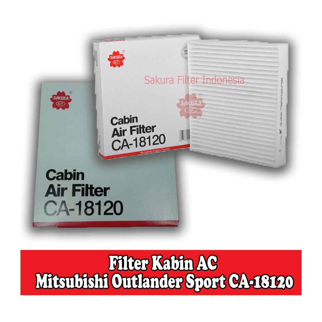 Mitsubishi Outlander Sport CA-18120 Sakura AC Cabin Filter -6116
