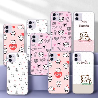 เคสโทรศัพท์มือถือแบบนิ่ม TPU ใส ลายแพนด้าน่ารัก 40N สําหรับ Samsung S10 S10E S20 Fe Lite S20 Ultra S21 Plus