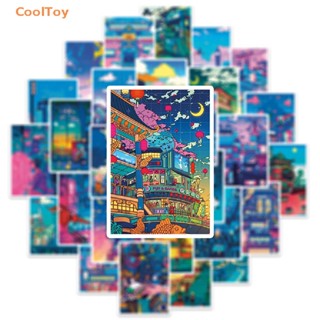 Cooltoy สติกเกอร์ ลายกราฟฟิติอนิเมะ Street Night Scene DIY สําหรับติดตกแต่งกระเป๋าเดินทาง แท็บเล็ต โทรศัพท์มือถือ 50 ชิ้น