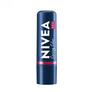 Nivea นีเวีย ลิป แคร์ริ่ง คัลเลอร์ แซซซี่ เรด 4.8 กรัม