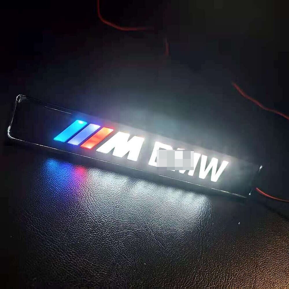 BMW LED Light Front Grille Badge ตกแต่งรูปลอกเรืองแสงสําหรับ BMW
