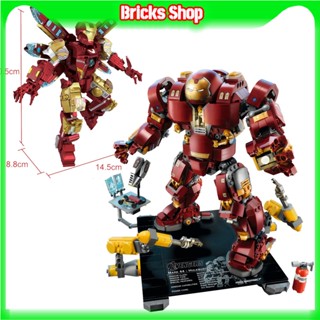 ⚡ส่งภายใน48ชม⚡ของเล่นตัวต่อเลโก้ Hulkbuster: Ultron Edition The Avengers Iron Man DIY สําหรับเด็ก