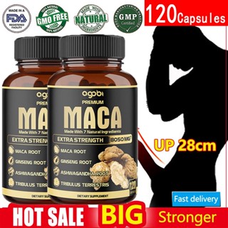 ราก Maca อินทรีย์ - สนับสนุนสุขภาพทางสรีรวิทยาสำหรับผู้ชายและผู้หญิง - 8050 มก. แคปซูล - 60/120 แคปซูล