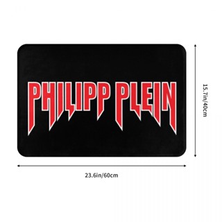 ใหม่ พร้อมส่ง พรมเช็ดเท้า ผ้าสักหลาด กันลื่น ดูดซับน้ําได้ดี ลาย Philipp Plein (2) 16x24 นิ้ว สําหรับห้องน้ํา ห้องนั่งเล่น โซฟา ห้องนอน