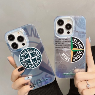 STONE ISLAND เคสโทรศัพท์มือถือซิลิโคน TPU เนื้อแมตต์ กันกระแทก คุณภาพสูง สําหรับ iPhone 11 12 13 14 Pro Max 14 Plus