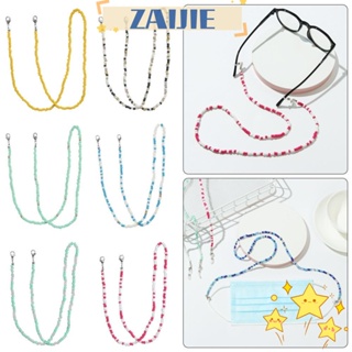 Zaijie24 สายโซ่ลูกปัดอะคริลิค 12 สี สําหรับคล้องแว่นตา