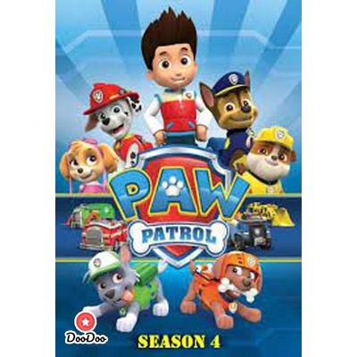 DVD ขบวนการสี่ขาผจญภัย ปี 4 Paw Patrol Season 4 (26 ตอนจบ) (เสียง ไทย | ซับ ไม่มี) หนัง ดีวีดี
