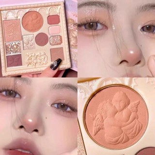 Call CALL LING พาเลทอายแชโดว์ บลัชออน ไฮไลท์ คอนทัวร์ ขิง อัลมอนด์ นู้ด 10 สี อเนกประสงค์