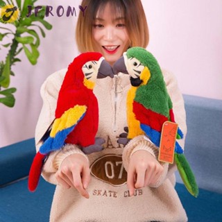 JEROMY Simulation Plush Stuffed Doll Cushion Soft Toy Sofa Decoration Plush Animal Toy Home Decoration Plush Pillow Parrot Plush Doll