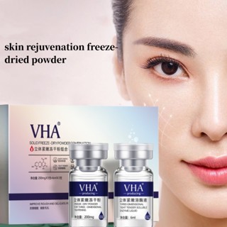 Vha แป้งแห้ง ฟื้นฟูผิว ผิวกระจ่างใส ปรับสีผิว ให้ความชุ่มชื้น และซ่อมแซมผิว ผงแช่แข็ง ดูแลผิวหน้า