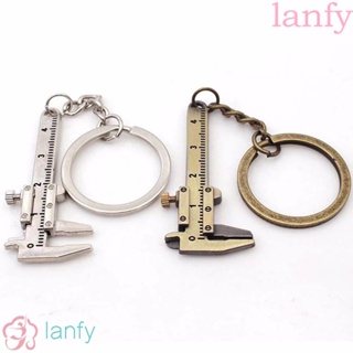 Lanfy พวงกุญแจเวอร์เนียคาลิปเปอร์ วัดขนาด 0-4 ซม. แบบพกพา ปรับได้ หลากสี สําหรับรถยนต์