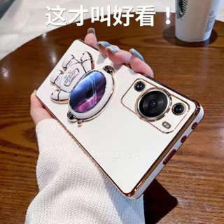 พร้อมส่ง เคสโทรศัพท์ซิลิโคน แบบนิ่ม ลายนักบินอวกาศ กันกระแทก ป้องกันกล้อง สําหรับ Huawei P60 Pro Nova Y61 2023