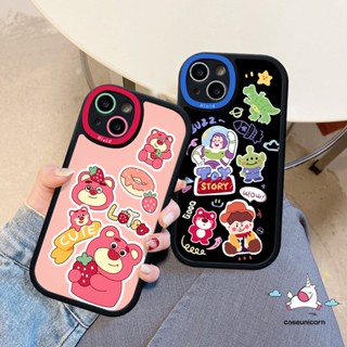 เคสโทรศัพท์มือถือแบบนิ่ม Tpu ลายการ์ตูนหมีสตรอเบอร์รี่น่ารัก สําหรับ Infinix Hot 10s 11 10T 11s 10 9 Play Smart 6 5 Hot 11 10T 10 Lite 10s 11s Infinix Note 8