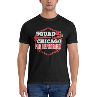 เสื้อยืด พิมพ์ลาย Squad 3 Chicago Fire Dept ออกแบบดี เลือกลายได้