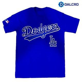 MLB LA Dodgers Men’s T-shirt with Embroidery, Rubberized Screen Print Design tshirt for men, Shirt T