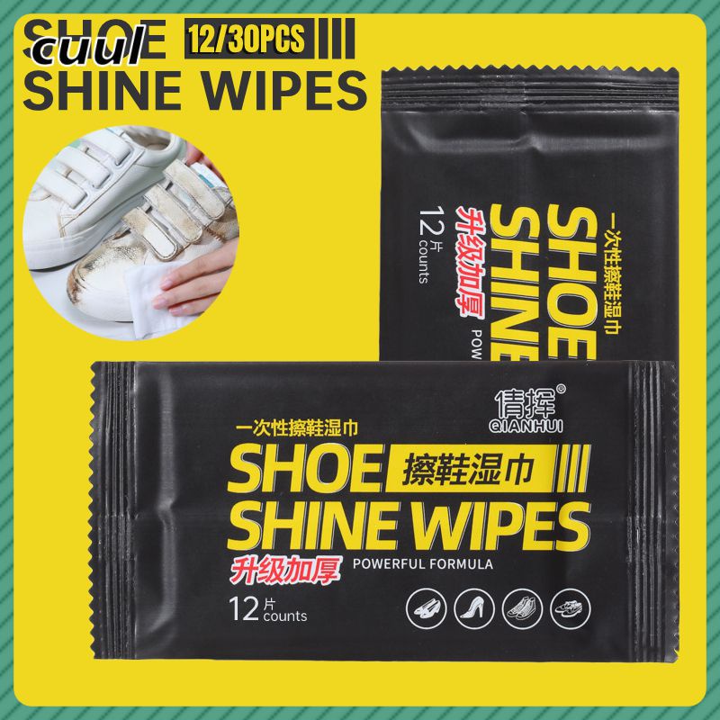 Shoe Shine Wipes Upgrade Thickened Shoe Clean Quick Wipe For Sneakers Shoes Cleaning Care Cod