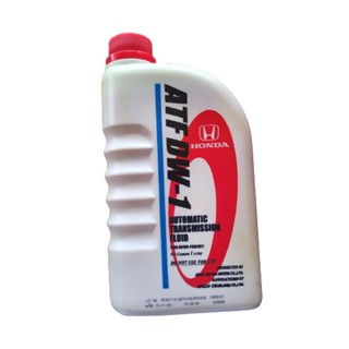 น้ำมันเกียร์ออโต้ AUTOMATIC TRANSMISSION FLUID เกรด ATF DW-1 ยี่ห้อ HONDA / P/NO.08268-P99Z1BT1 ปริมาณ 1 ลิตร / 1 Liter